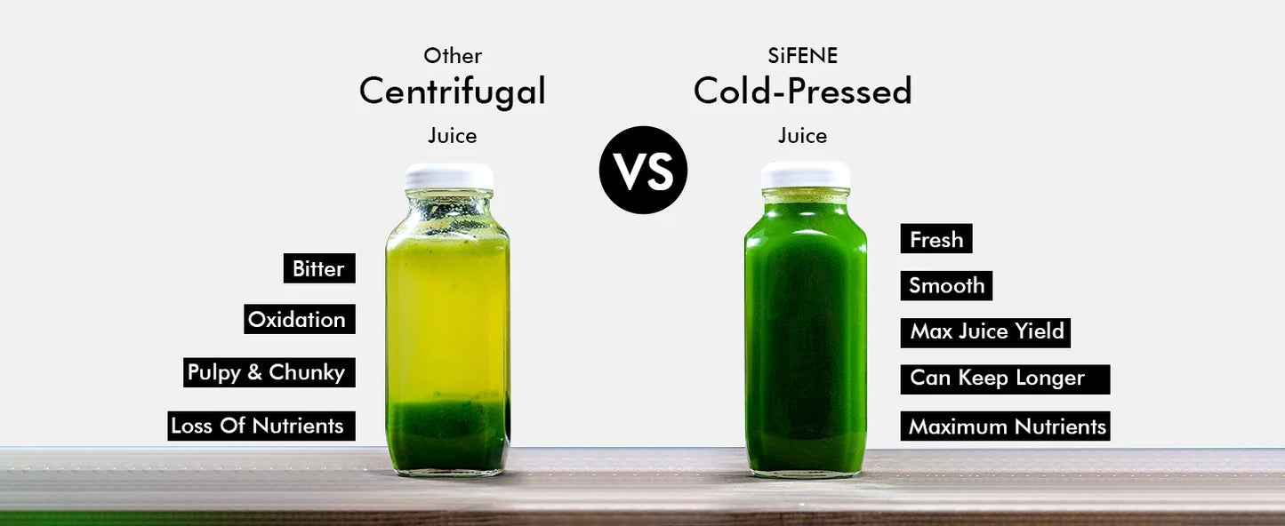 Cold Press Juicer Machine – 800ml Slow Masticating Extractor - ZILVUS