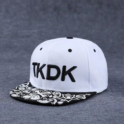 Flat Brim Baseball Cap – Adjustable Street Style Hat