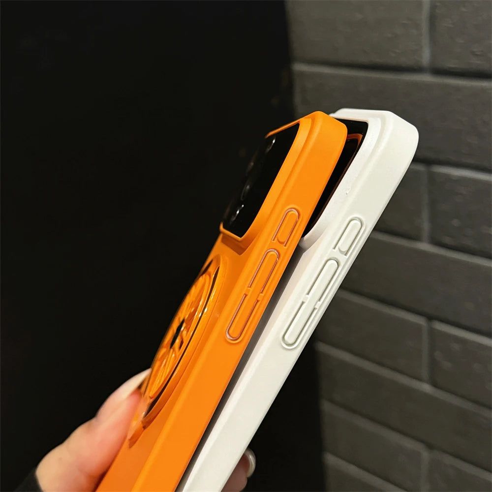 Magnetic Gyroscope Phone Case – Shockproof Stand Cover for iPhone - ZILVUS