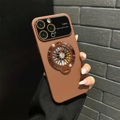 Magnetic Gyroscope Phone Case – Shockproof Stand Cover for iPhone - ZILVUS