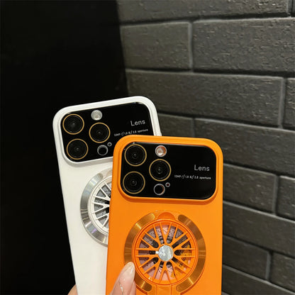 Magnetic Gyroscope Phone Case – Shockproof Stand Cover for iPhone - ZILVUS
