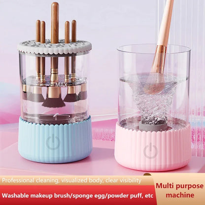 Electric Makeup Brush Cleaner – Automatic Deep Cleaning Machine - ZILVUS