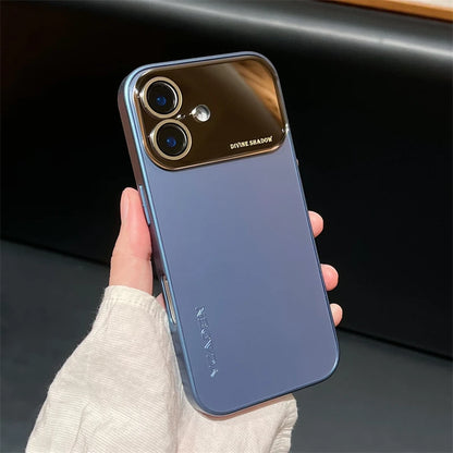 Luxury Matte Plating Couple Style Phone Case For iPhone 16 15 14 13 12 Series - ZILVUS