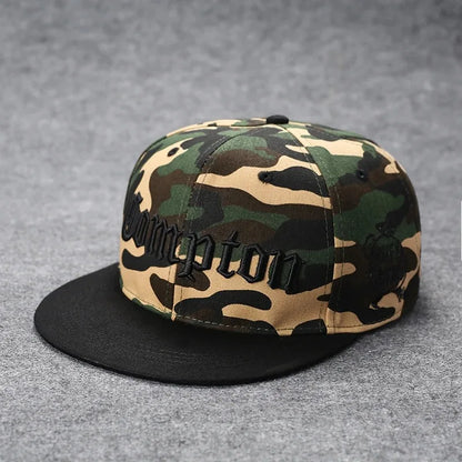 Flat Brim Baseball Cap – Adjustable Street Style Hat