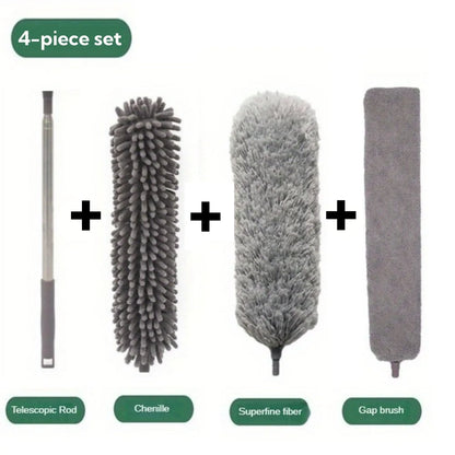 Extra-Long Retractable Duster with Bendable Washable Head