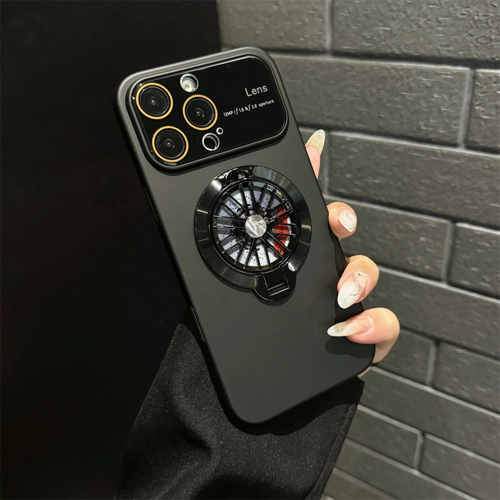 Magnetic Gyroscope Phone Case – Shockproof Stand Cover for iPhone - ZILVUS