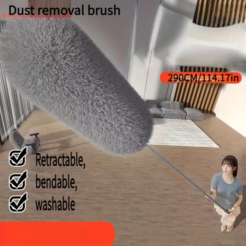 Extra-Long Retractable Duster with Bendable Washable Head