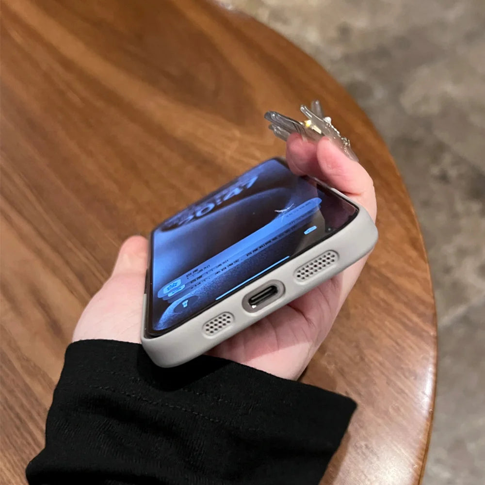 Luxury Transparent Splice Phone Case – Shockproof for iPhone 15/14/13/12 - ZILVUS