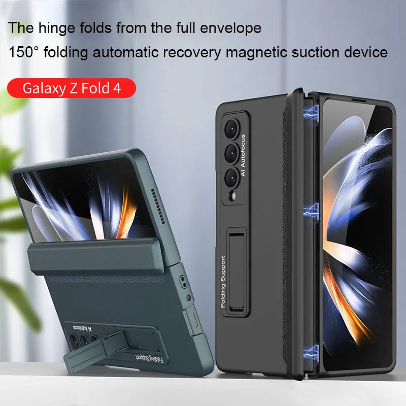 Magnetic Hard Case with Holder for Samsung Galaxy Z Fold Series