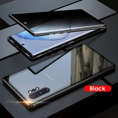 Anti-Peeping Magnetic Case for Samsung, Double Sided Tempered Glass Cover,S25 S24 S23 Series
