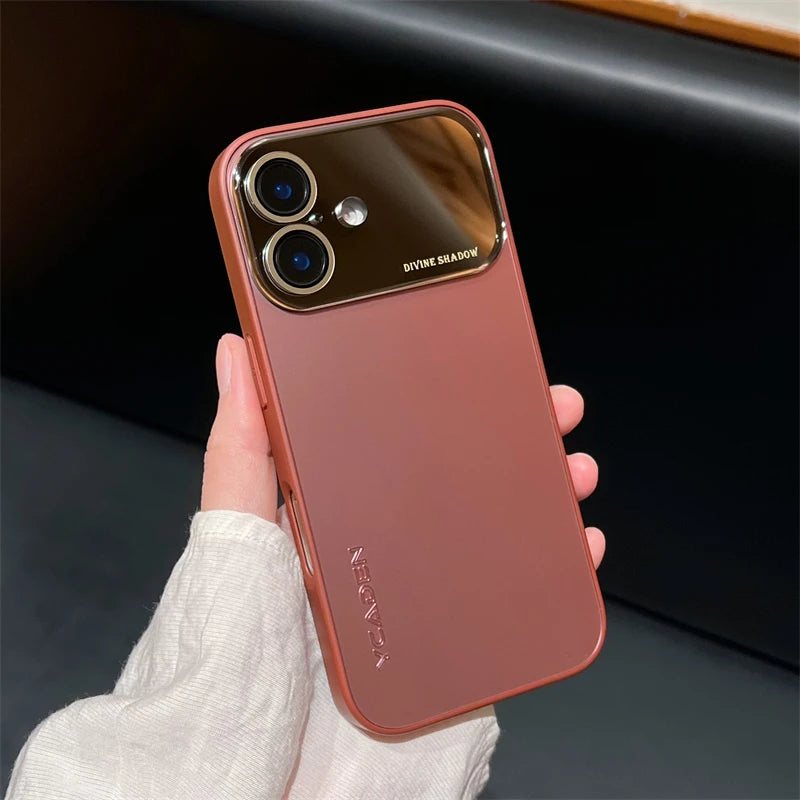 Luxury Matte Plating Couple Style Phone Case For iPhone 16 15 14 13 12 Series - ZILVUS