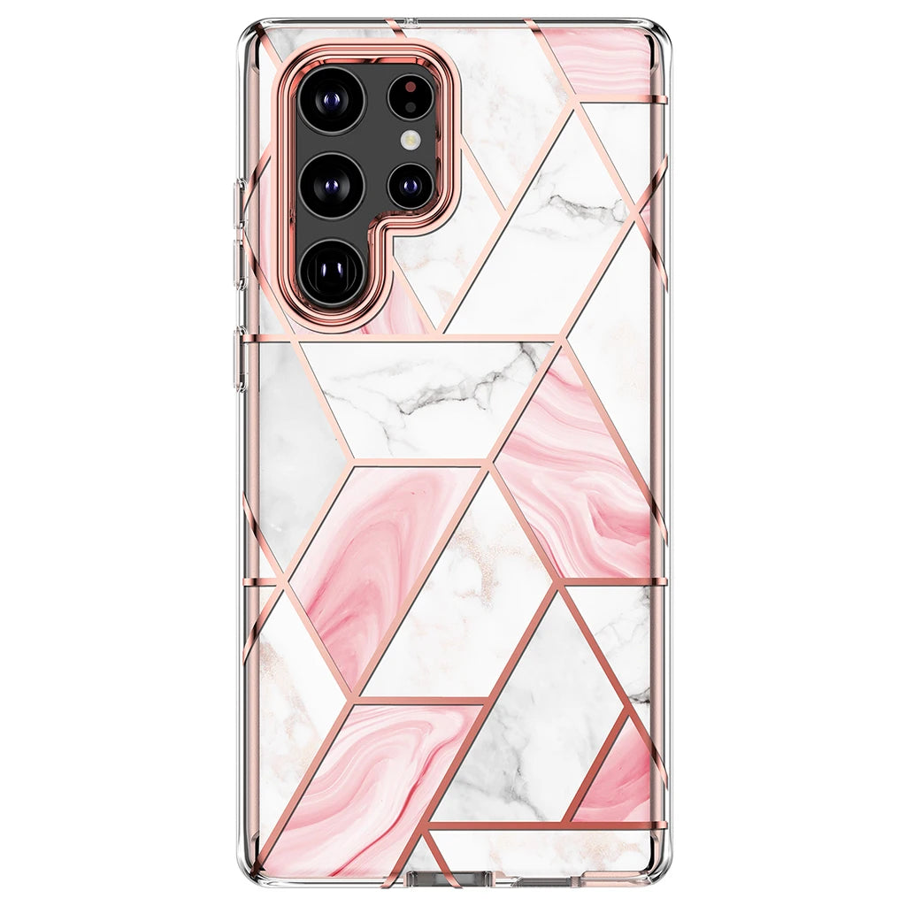 Luxury Plating Silicone Case for Samsung Galaxy S24 Series