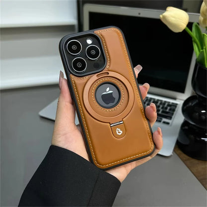 Luxury Leather Magsafe Case for iPhone 17/16/15/14/13/12 Series - ZILVUS