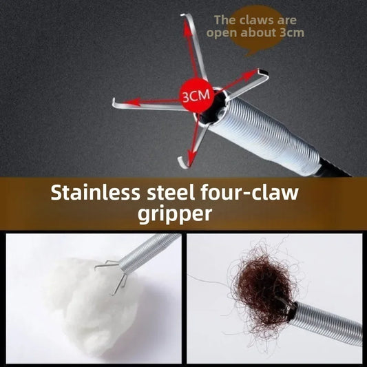Claw Drain unblocker – Flexible Pipe Cleaner Tool - ZILVUS