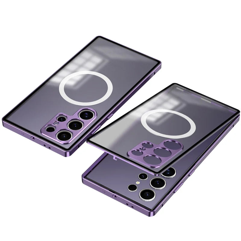 Magnetic Metal Alloy Case for Samsung Galaxy S24 & S25 Series - ZILVUS