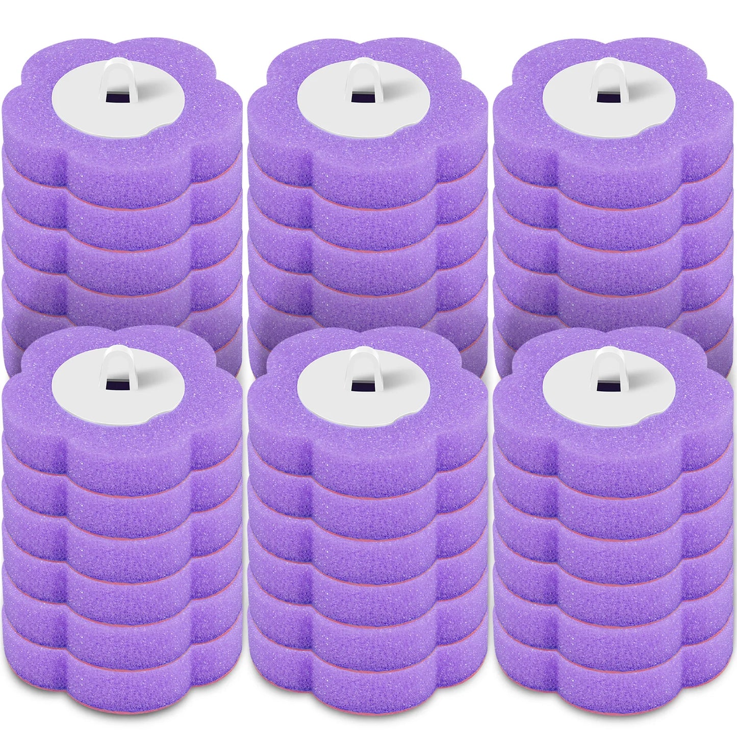 Disposable Toilet Brush Set with Holder & Replaceable Heads - ZILVUS