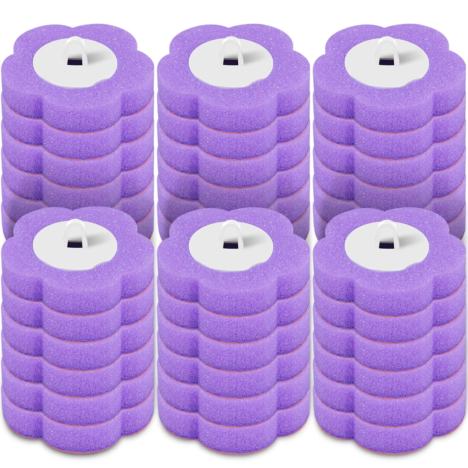 Disposable Toilet Brush Set with Holder & Replaceable Heads - ZILVUS