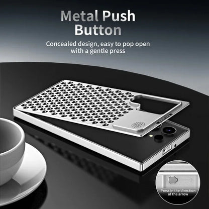 Metal Phone Case with Aromatherapy & Heat Dissipation – Shockproof Design - ZILVUS