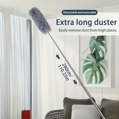 Extra-Long Retractable Duster with Bendable Washable Head