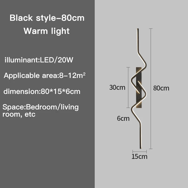 Modern Wall Light Long Lights Nordic Living Room Decorative lights For Wall Corridor Ceiling Light Home Decor Lighting Fixtures
