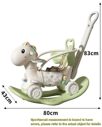 Modern Style Children’s Rocking Horse Slide Car - ZILVUS