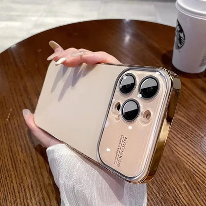 Electroplated Glass Window Case for iPhone 12–16 Series - ZILVUS