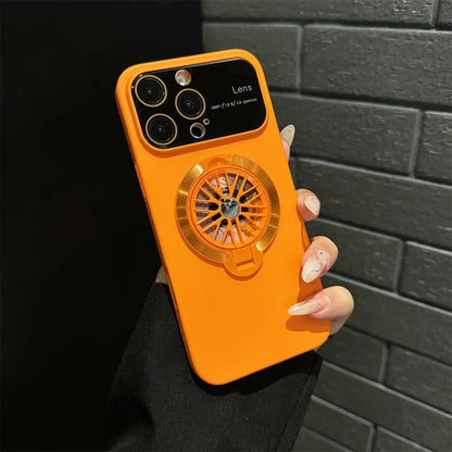 Magnetic Gyroscope Phone Case – Shockproof Stand Cover for iPhone - ZILVUS