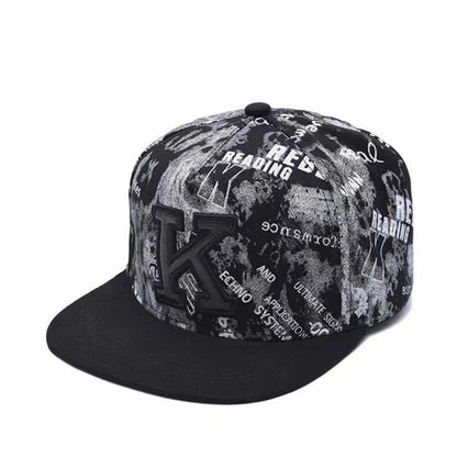 Flat Brim Baseball Cap – Adjustable Street Style Hat - ZILVUS