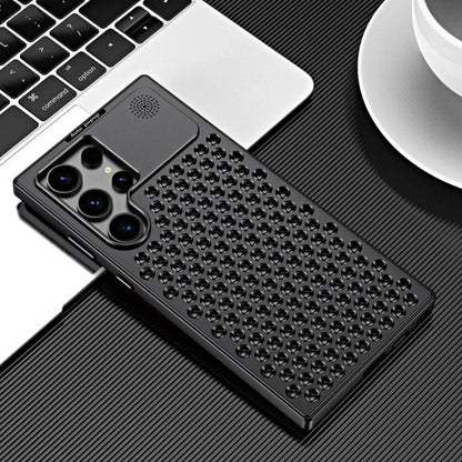 Metal Phone Case with Aromatherapy & Heat Dissipation – Shockproof Design - ZILVUS
