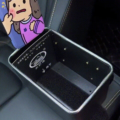 Folding Multifunctional Car Armrest Storage Box - ZILVUS