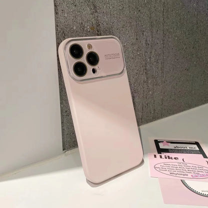 Glass Large Window Camera Protection Case for iPhone 15/14/13/12 Series - ZILVUS