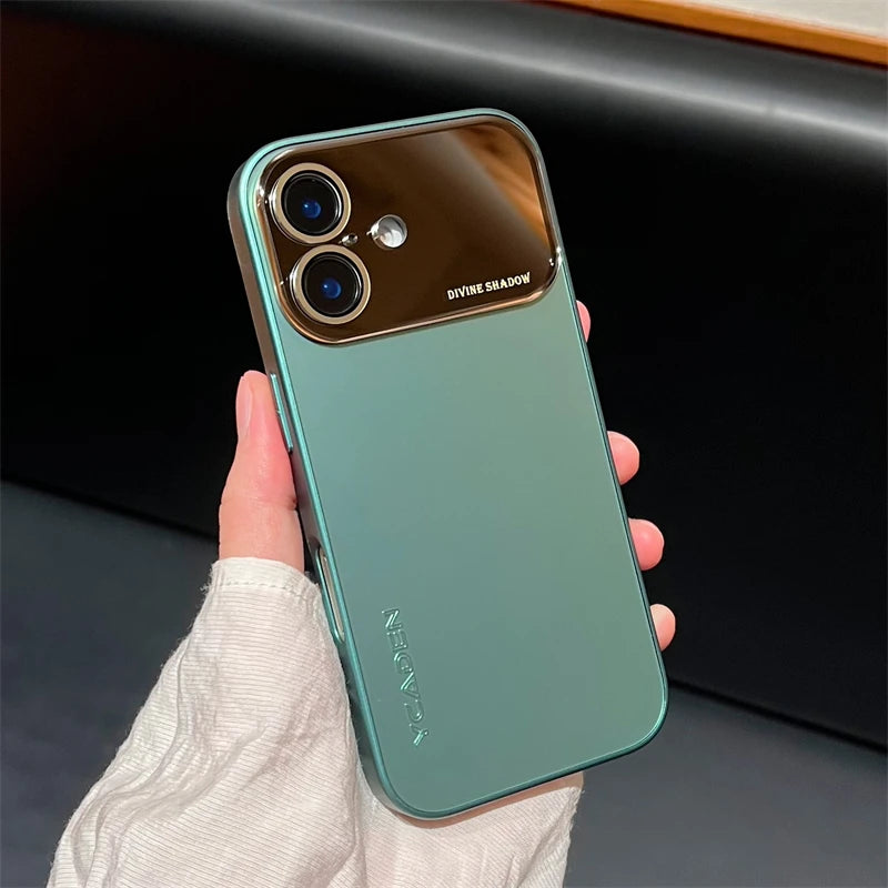 Luxury Matte Plating Couple Style Phone Case For iPhone 16 15 14 13 12 Series - ZILVUS