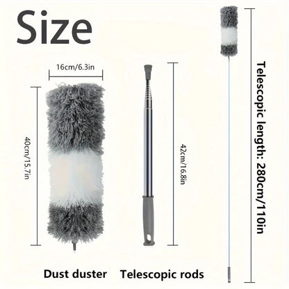 Extra-Long Retractable Duster with Bendable Washable Head