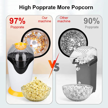 Mini Popcorn Machine Automatic Popcorn Maker - ZILVUS