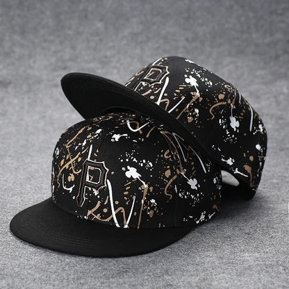 Flat Brim Baseball Cap – Adjustable Street Style Hat