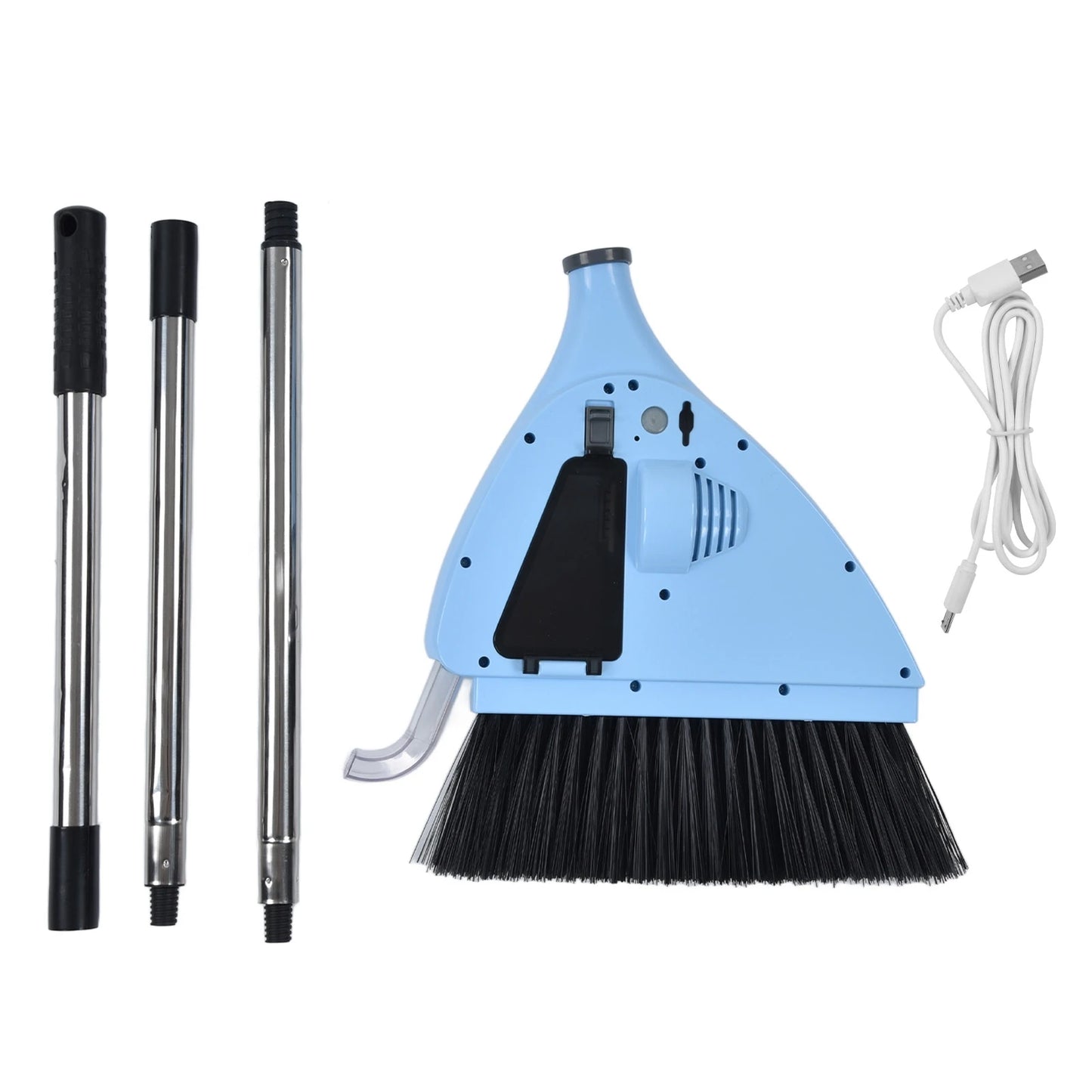 2-in-1 Cordless Vacuum Broom Cleaner with USB Charging