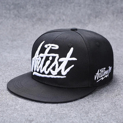 Flat Brim Baseball Cap – Adjustable Street Style Hat