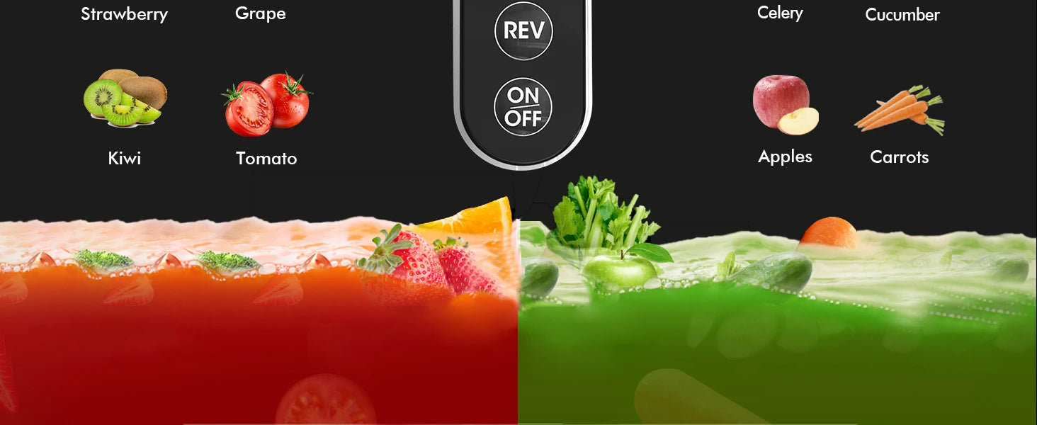 Cold Press Juicer Machine – 800ml Slow Masticating Extractor - ZILVUS