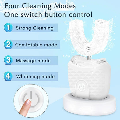 360° Ultrasonic Electric Toothbrush with UV Sterilizer