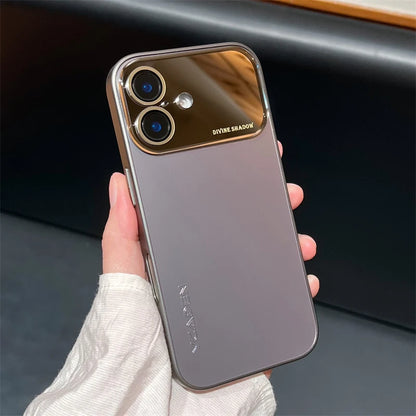 Luxury Matte Plating Couple Style Phone Case For iPhone 16 15 14 13 12 Series - ZILVUS