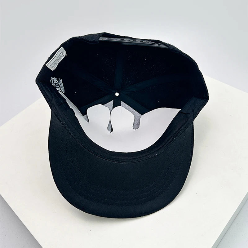 New Unisex American Style Letter Embroidery Baseball Hats Breathable Hip hop Sunshade ins Peaked Caps Versatile Fashion Street - ZILVUS