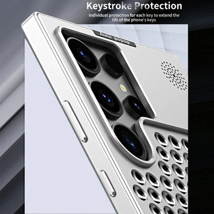 Metal Phone Case with Aromatherapy & Heat Dissipation – Shockproof Design - ZILVUS