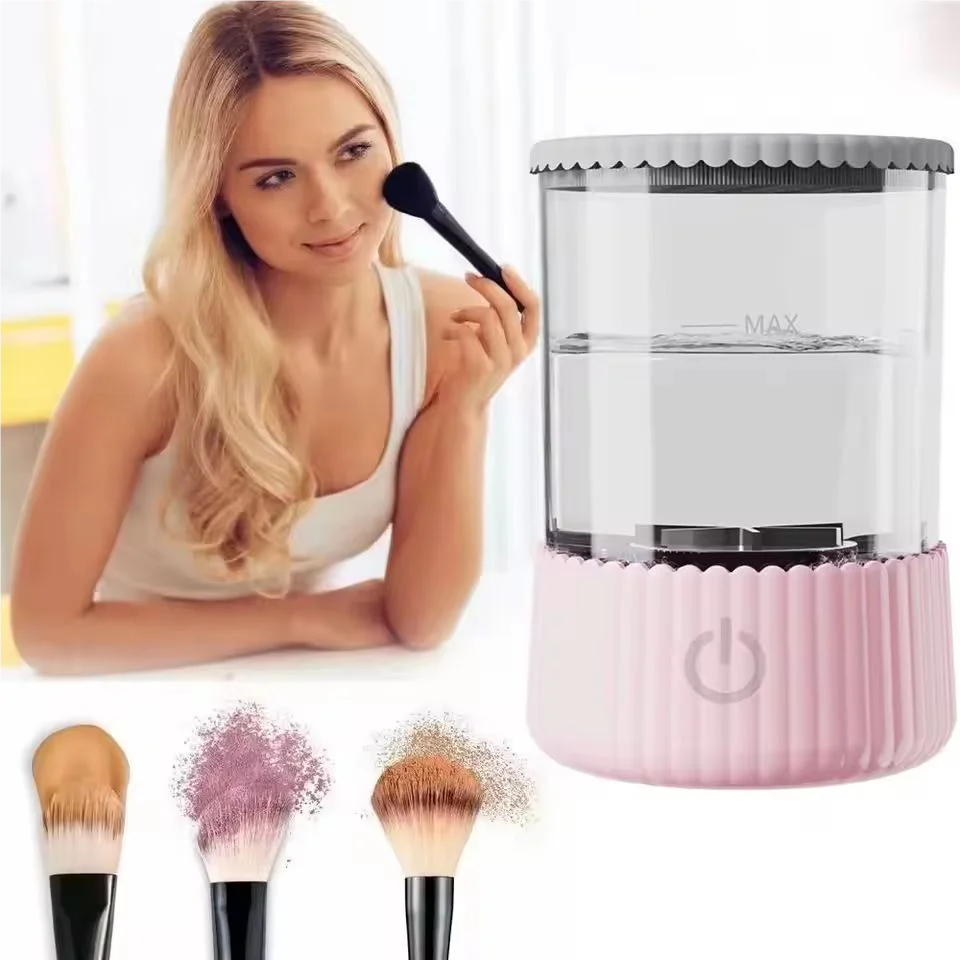 Electric Makeup Brush Cleaner – Automatic Deep Cleaning Machine - ZILVUS