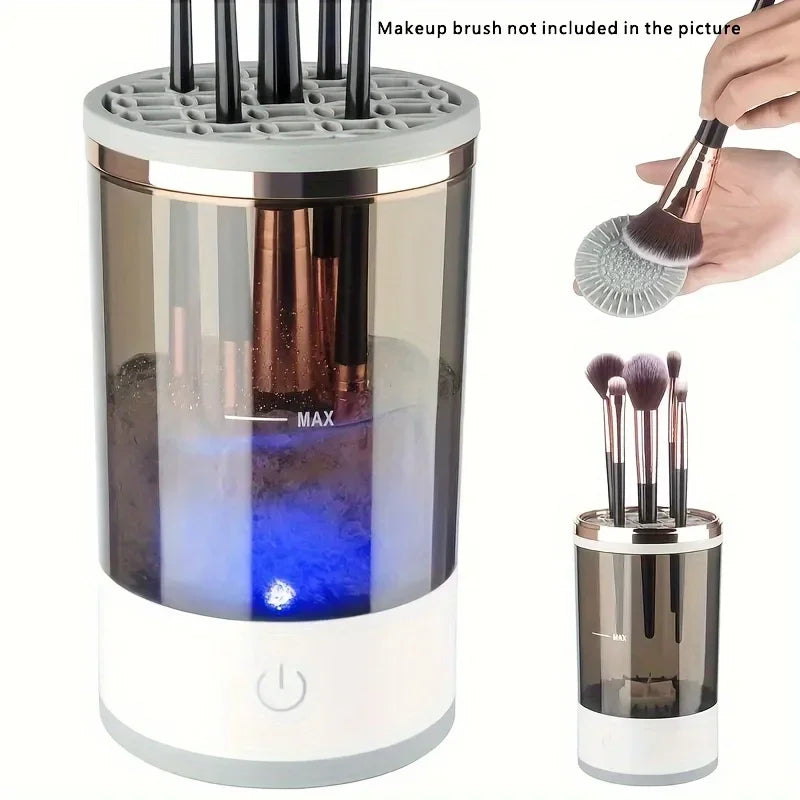 Electric Makeup Brush Cleaner – Automatic Deep Cleaning Machine - ZILVUS