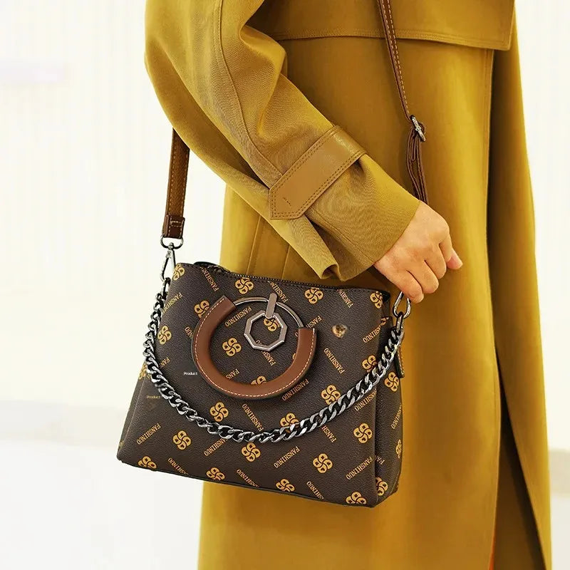 Minimalist PVC Box Shoulder Bag – Large Capacity Soft Crossbody Handbag - ZILVUS