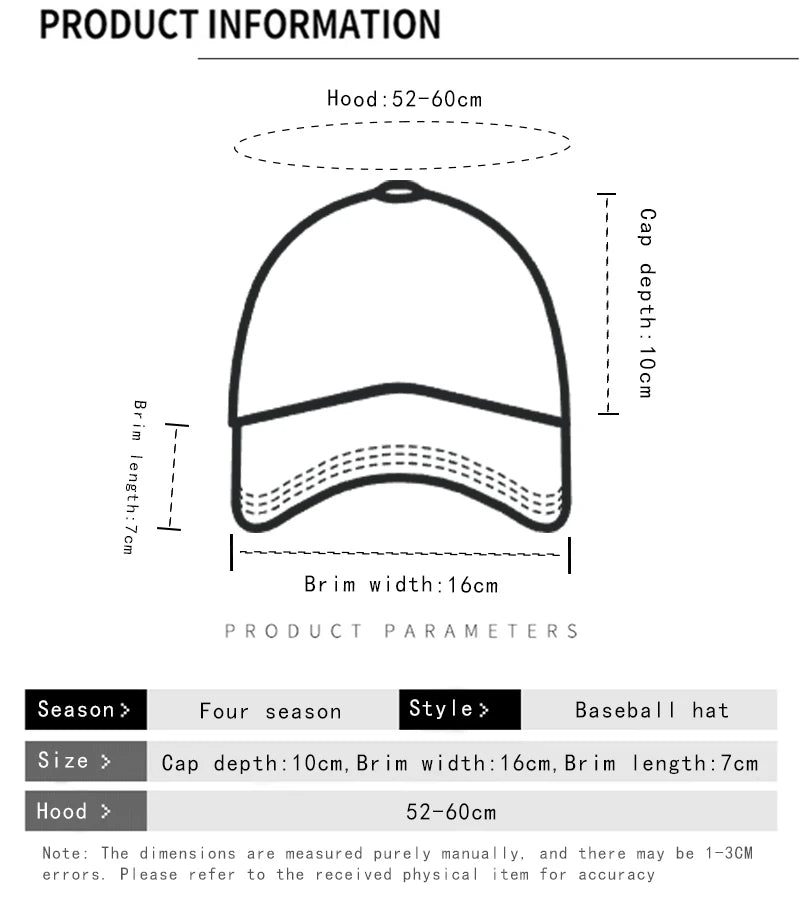 New Unisex American Style Letter Embroidery Baseball Hats Breathable Hip hop Sunshade ins Peaked Caps Versatile Fashion Street - ZILVUS