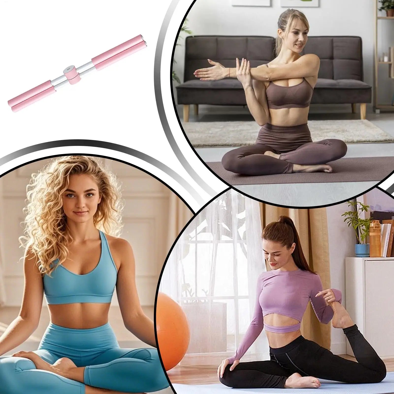 Posture Corrector – Muscle Training & Stretching Support Tool for Home, Gym & Office - ZILVUS