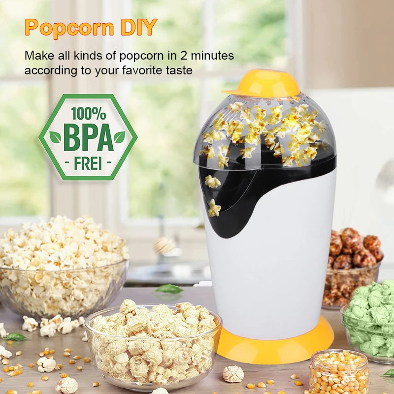 Mini Popcorn Machine Automatic Popcorn Maker - ZILVUS