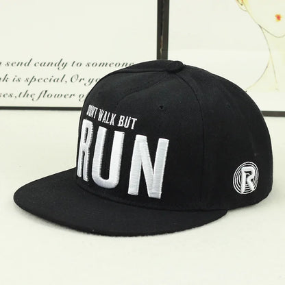 Flat Brim Baseball Cap – Adjustable Street Style Hat
