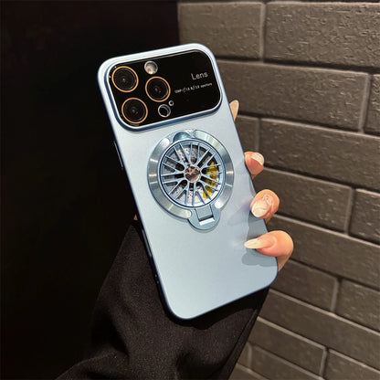 Magnetic Gyroscope Phone Case – Shockproof Stand Cover for iPhone - ZILVUS